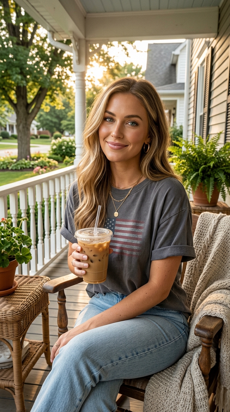 Coffee on the porch